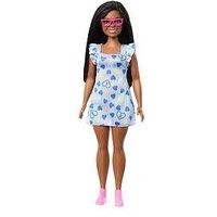 Barbie Fashionistas Doll #229, Barbie Doll With Down Syndrome - Heart-Print Dress