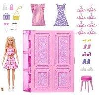 Barbie Dream Closet Toy Playset With Fashion Doll & Accessories