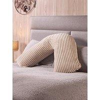 Very Home Jumbo Cord V-Shaped Pillow