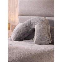 Very Home Luxury Faux Fur V-Shaped Pillow