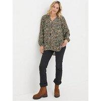 Fatface Faye Wild Paisley Tunic - Black