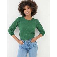 Fatface Penny Spot Top - Green