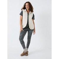 Fatface Estelle Fleece Gilet - Beige