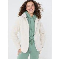 Fatface Violet Fleece Jacket - Beige