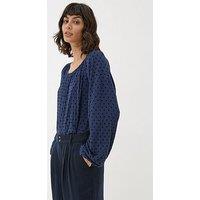 Fatface Lily Spot Top - Navy