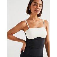 V By Very Contrast Bralet - Mono