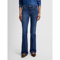 7 For All Mankind Bair Duchess Bootcut Fit Jean - Mid Blue