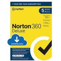 Norton 360 Deluxe 2024 For 5 Devices - 1 Year Subscription