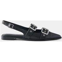 Mint Velvet Ella Chunky Flat Shoes - Black