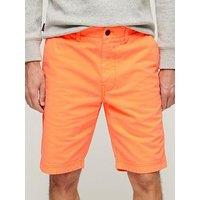 Superdry Men's Vintage International Shorts, Orange