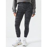 V By Very Zebra Ath Leisure Legging - Print