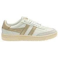 Gola Women'S Falcon Mirror Trainers - White/Gold
