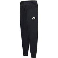 Nike Younger Unisex Sportswear Club Fleece Low Brand Read Jogger - Black