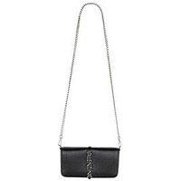 Valentino Materia Small Metallic Clutch Bag With Chain