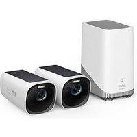 Eufy Eufycam 3 2-Camera Kit With Homebase 3, 4K, No Monthly Fee, Solar Panel, Face Recognition