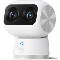 Eufy Indoor Cam S350, Dual Lens, 4K Pan & Tilt Camera, No Monthly Fee, Human & Pet Detection