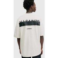 Allsaints Redact Crew Neck T-Shirt - White