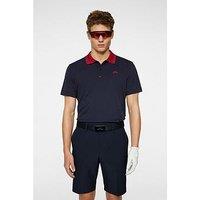 J Lindeberg Mens Golf Glen Regular Fit Polo - Navy