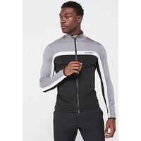 J Lindeberg Men'S Golf Jarvis Mid Layer Top - Black