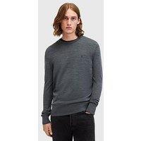 Allsaints Mode Merino Crew Knitted Jumper - Blue