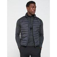 J Lindeberg Men'S Golf Cliff Light Down Vest - Black