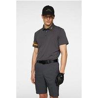 J Lindeberg Mens Golf Heath Regular Fit Polo - Grey