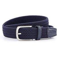 J Lindeberg Mens Golf Bernhard Belt -Navy