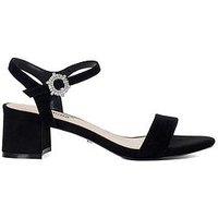 Dune London Measure Low Block Heel - Black