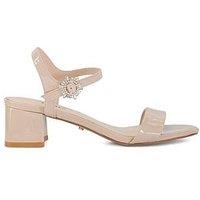 Dune London Measure Low Block Heel - Blush