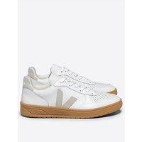 Veja Womens V-10 Trainers - White/Beige