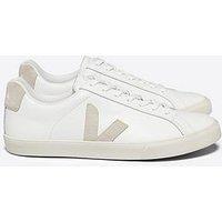 Veja Womens Esplar Logo Trainers - White/Beige