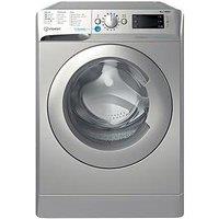 Indesit Innex Steam Push&Go Bwe81496Xsvuk 8Kg Washing Machine - Silver