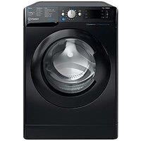 Indesit Innex Steam Push&Go Bwe91496Xkvuk 9Kg Washing Machine - Black