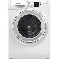 Hotpoint Anti-Stain Nswm7469Wuk 7Kg Load, 1400 Spin Washing Machine - White - A Rated