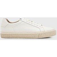 Allsaints Klop Vulcanised Leather Sneaker - White