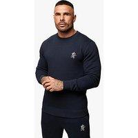 Gym King Mens Fundamental Fleece Crew - Black