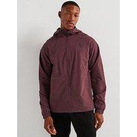 Gym King Mens Elite Ripstop Tracksuit Top - Deep Plum