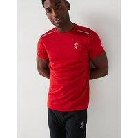 Gym King Men'S Energy Flex Marl T-Shirt - Red