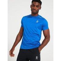 Gym King Men'S Energy Flex Marl T-Shirt - Blue