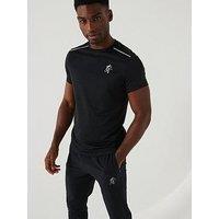 Gym King Men'S Energy Flex Marl Tee - Marl - Black