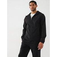 Gym King Men'S Elite Ripstop Tracksuit Top - Black
