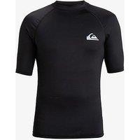 Quiksilver Mens Everyday Upf50 Short Sleeve Rash Vest - Black