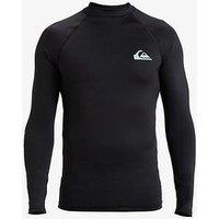 Quiksilver Mens Everyday Upf50 Long Sleeve Rash Vest - Black