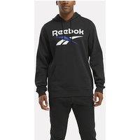 Reebok Mens Training Identity Big Logo Fleece Hoodie - Black