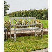 Pacific Lifestyle Cambridge Antique Grey Outdoor 2 Seater Bench