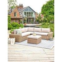 Pacific Lifestyle Como Natural Antique Outdoor Corner Seating Set
