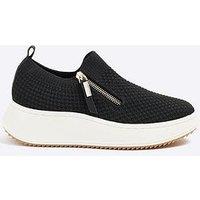 River Island Knitted Wedge - Black