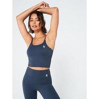 Gym King Womens 365 Long Line Tank Sports Bra - Midnight Blue