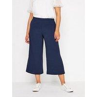 M&Co Petite Petite Crepe Soft Culotte - Blue