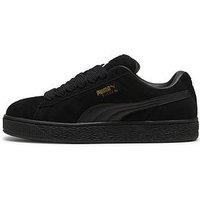 Puma Men'S Suede Xl Trainers - Black/Black